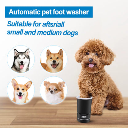 Pawclean Pro Cup – USB Rechargeable Pet Paw Washer for Spotless, Stress-Free Cleaning